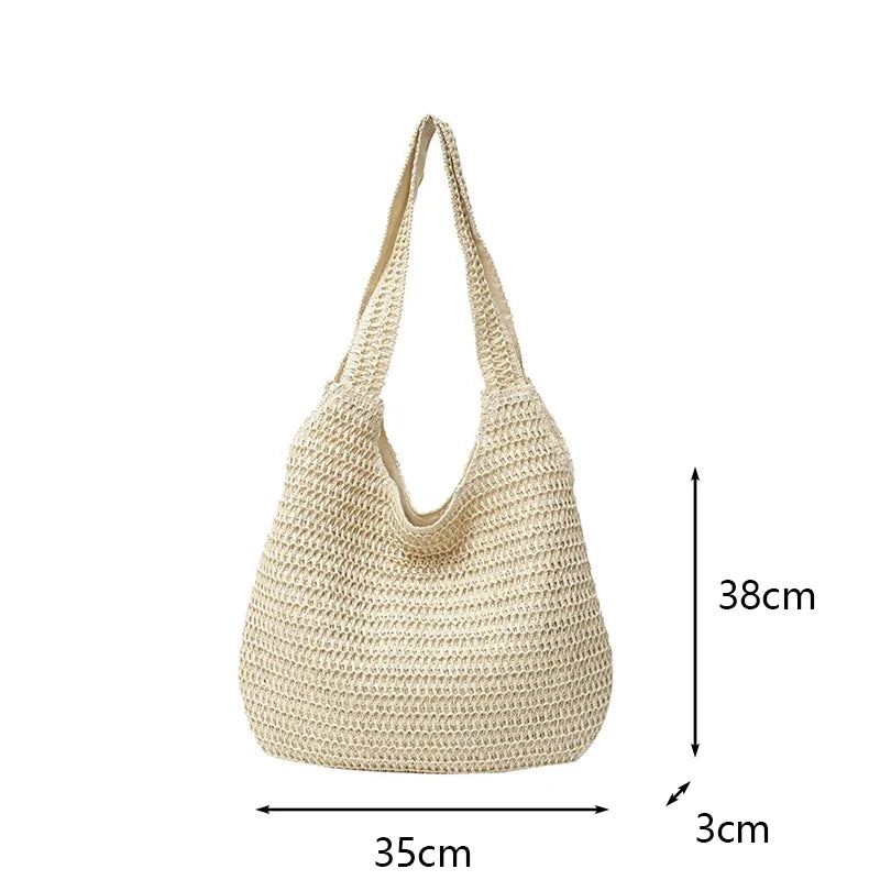 Lía – Bolso de Rafia Tejido