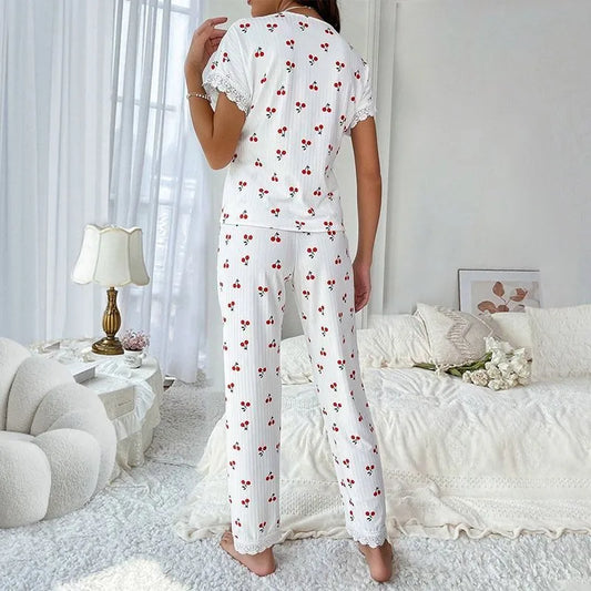 Elowen - Pijama satinado de Primavera