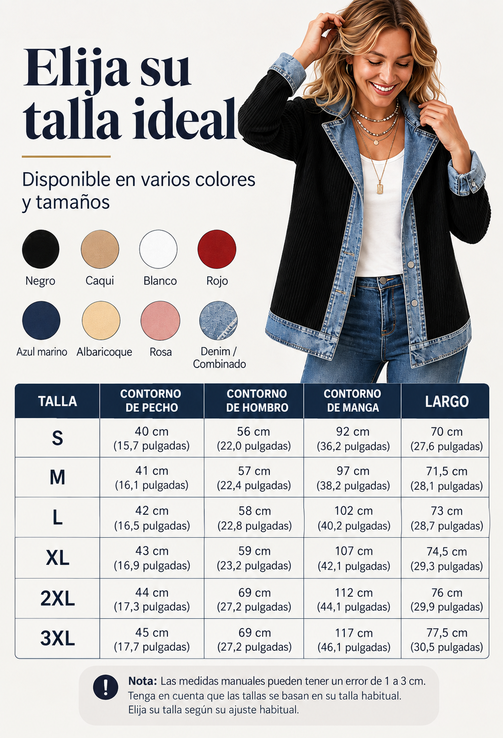 Valen - Chaqueta Patchwork