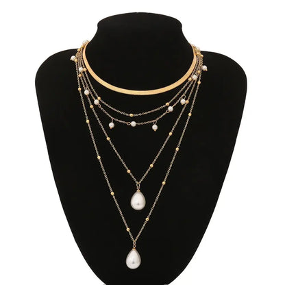 Isadora – Collar de Perlas Multicapa