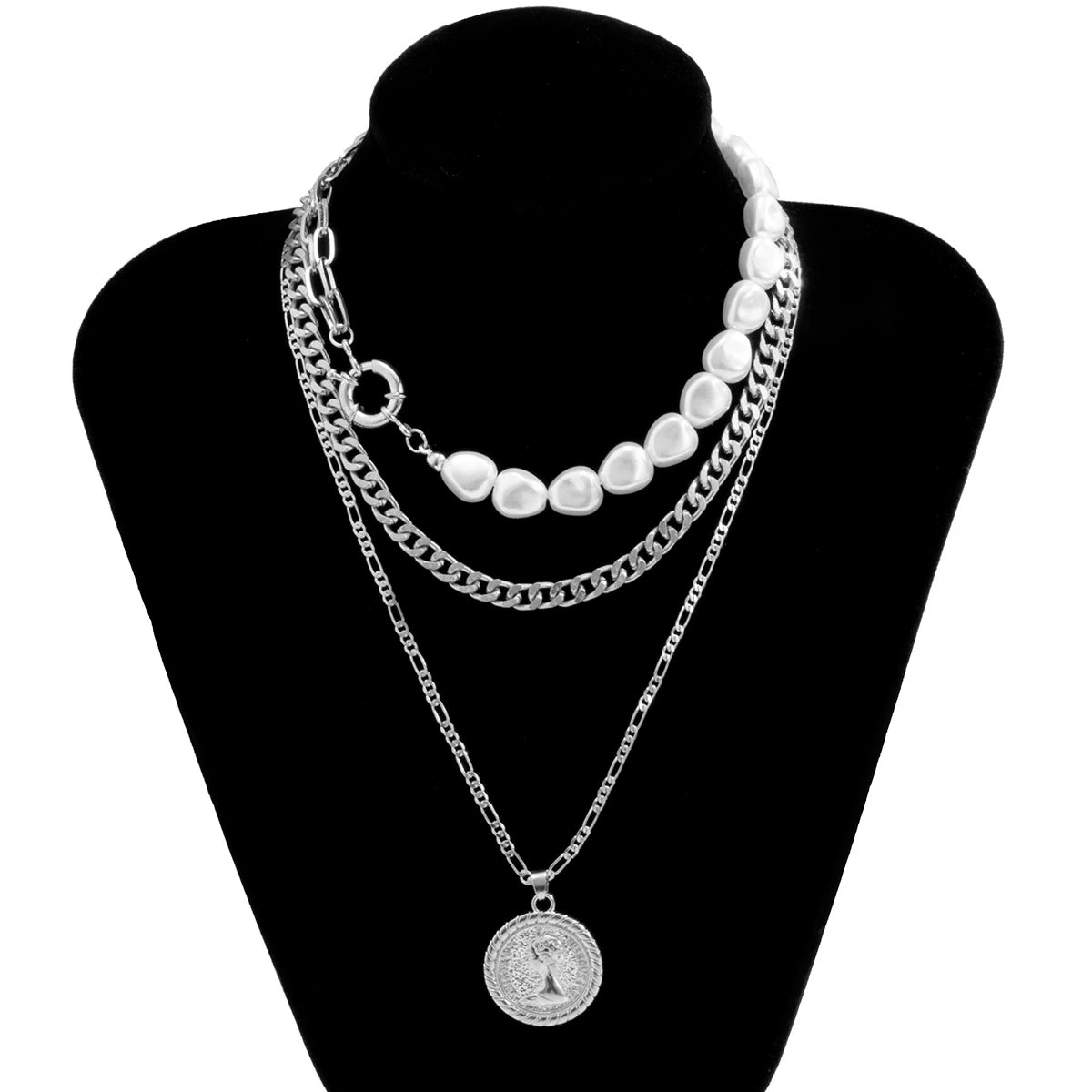 Isadora – Collar de Perlas Multicapa