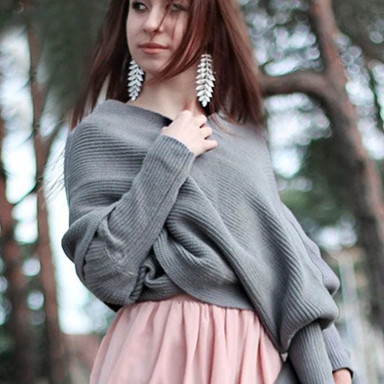 Martina - Cárdigan Estilo Asimétrico