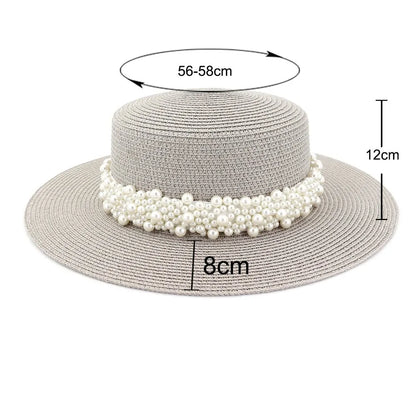 Nora – Sombrero de Paja de Ala Anch