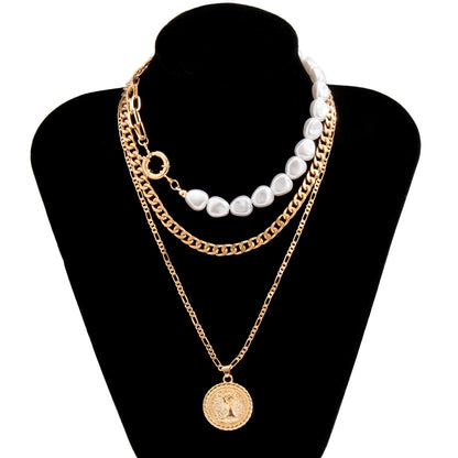 Isadora – Collar de Perlas Multicapa