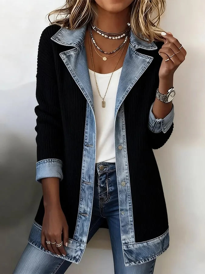 Valen - Chaqueta Patchwork