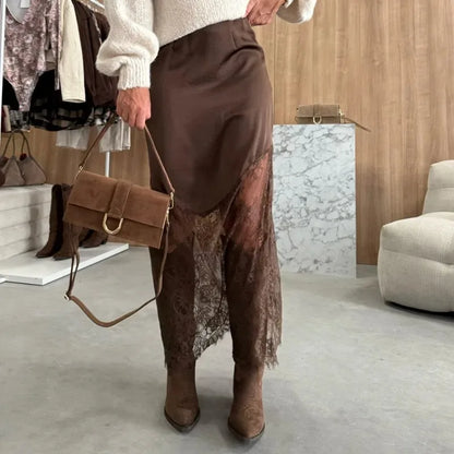Elvira - Falda de Encaje bohemio