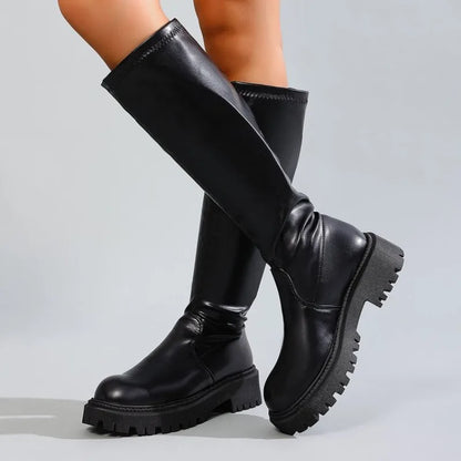 Kiara - Botas Punk de Caña Alta