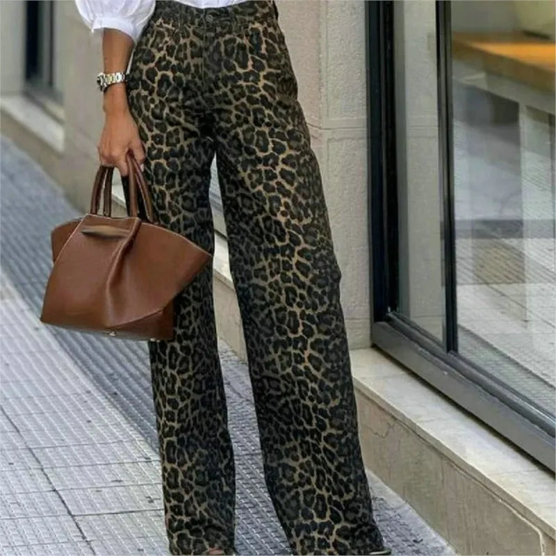 Victoria - Pantalones Leopardo