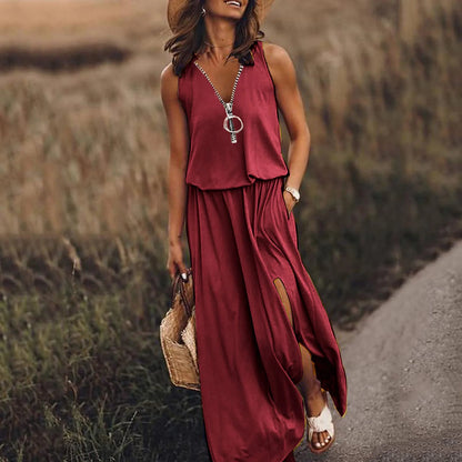 Amara - Vestido Vintage en V