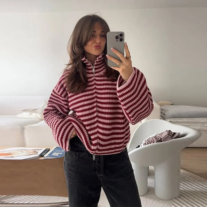 Sandra - Cárdigan de Rayas