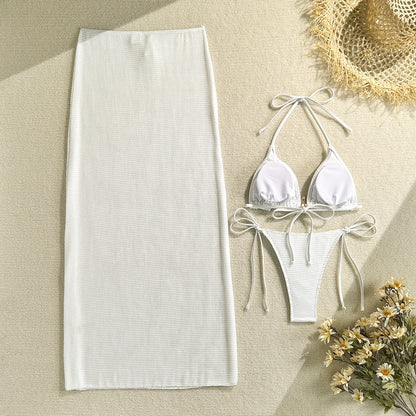 Sofia - Conjunto de Bikini y Falda de Malla