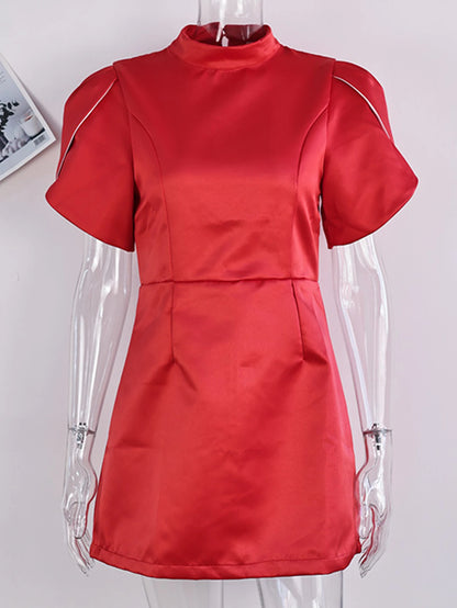 Atenea - Mini Vestido Sin Espalda