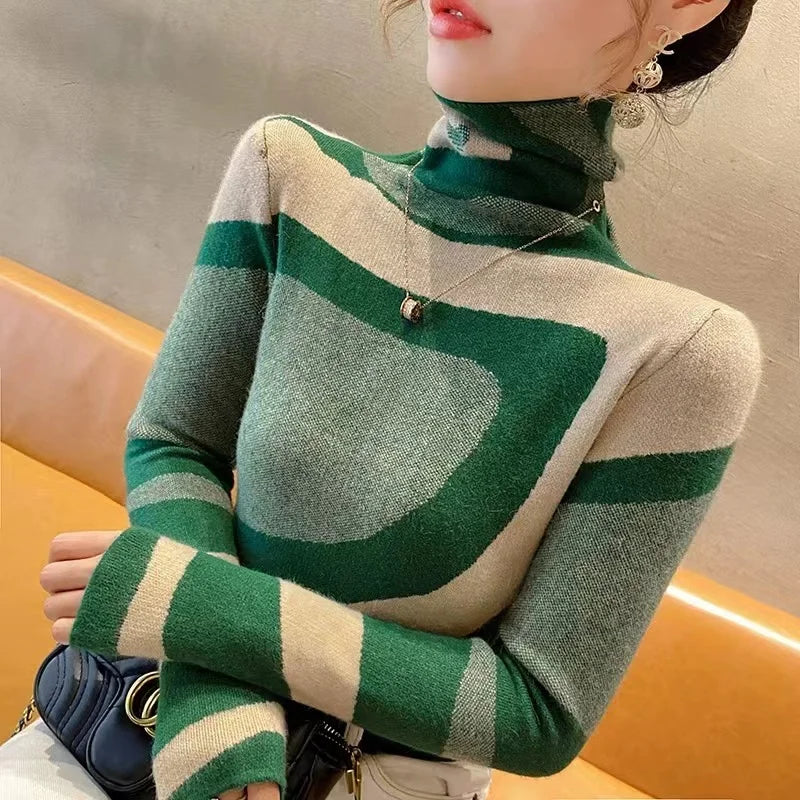 Luna - Sweater Geométrico Elegante