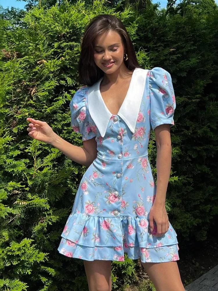 Clara - Vestido Manga Acampanada