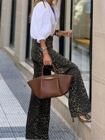 Victoria - Pantalones Leopardo
