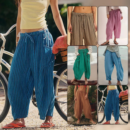 Sofia - Pantalones Rayados Mujer