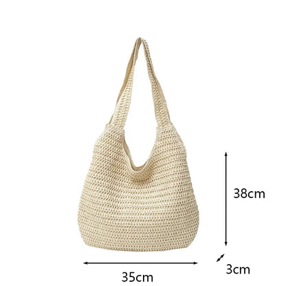 Lía – Bolso de Rafia Tejido