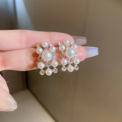 Élodie – Set de Joyería con Perlas Rectangulares