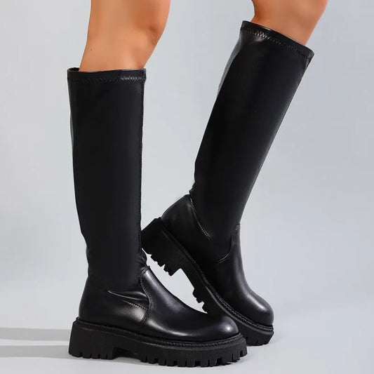 Kiara - Botas Punk de Caña Alta