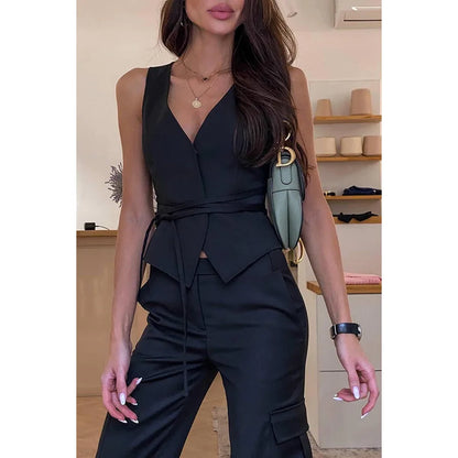 Alessia - Top con Cuello en V