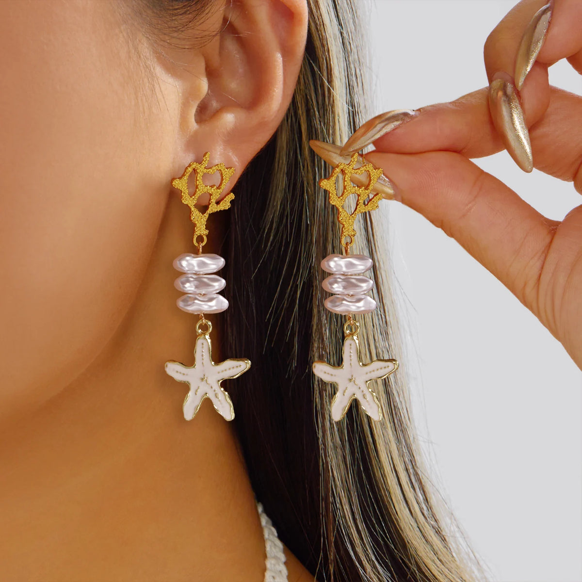 Coralia – Pendientes Inspiración Langosta