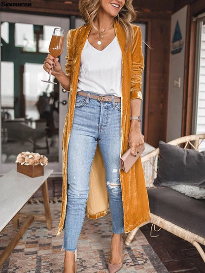 Vega - Maxi Cardigan Terciopelo