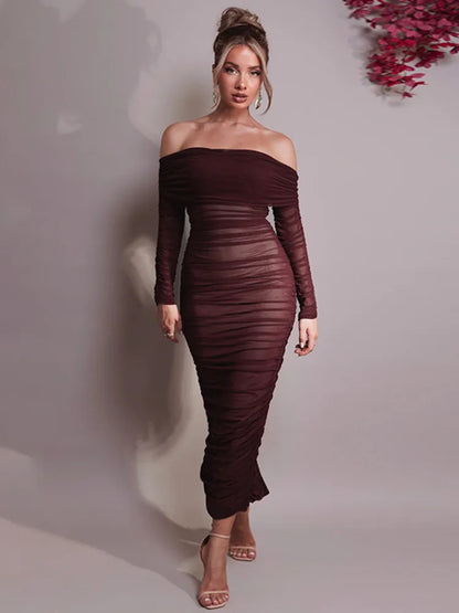 Elena - Vestido Corte Plisado