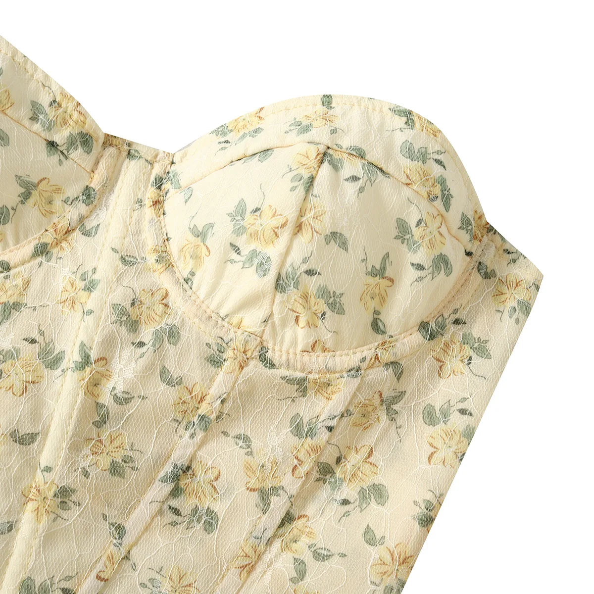 Cristina - Top Floral Ajustado