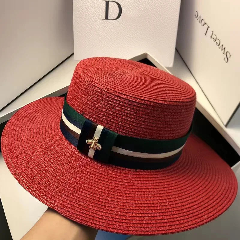 Livia – Sombrero de Paja de Ala Ancha