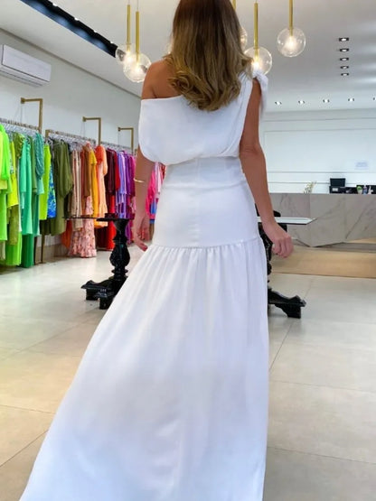 Siena - Vestido Sirena Asimetrico