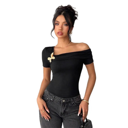 Irene - Camiseta Hombro Descubierto