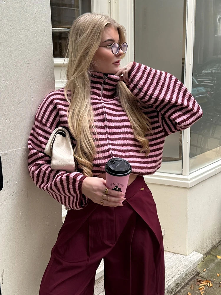 Sandra - Cárdigan de Rayas