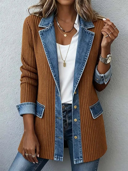 Valen - Chaqueta Patchwork