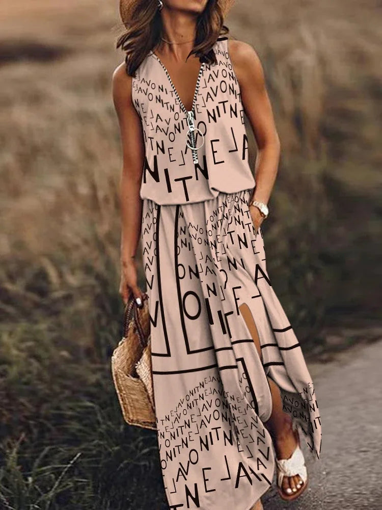 Amara - Vestido Vintage en V