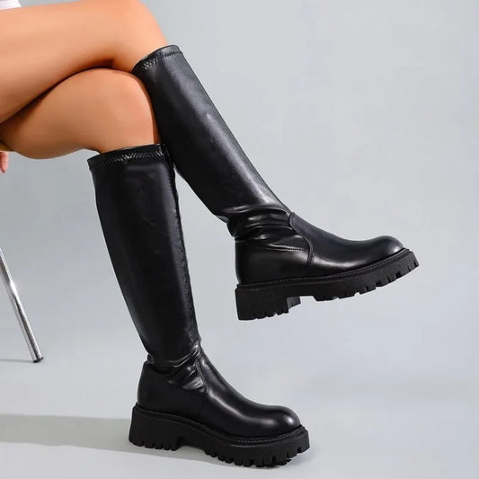 Kiara - Botas Punk de Caña Alta