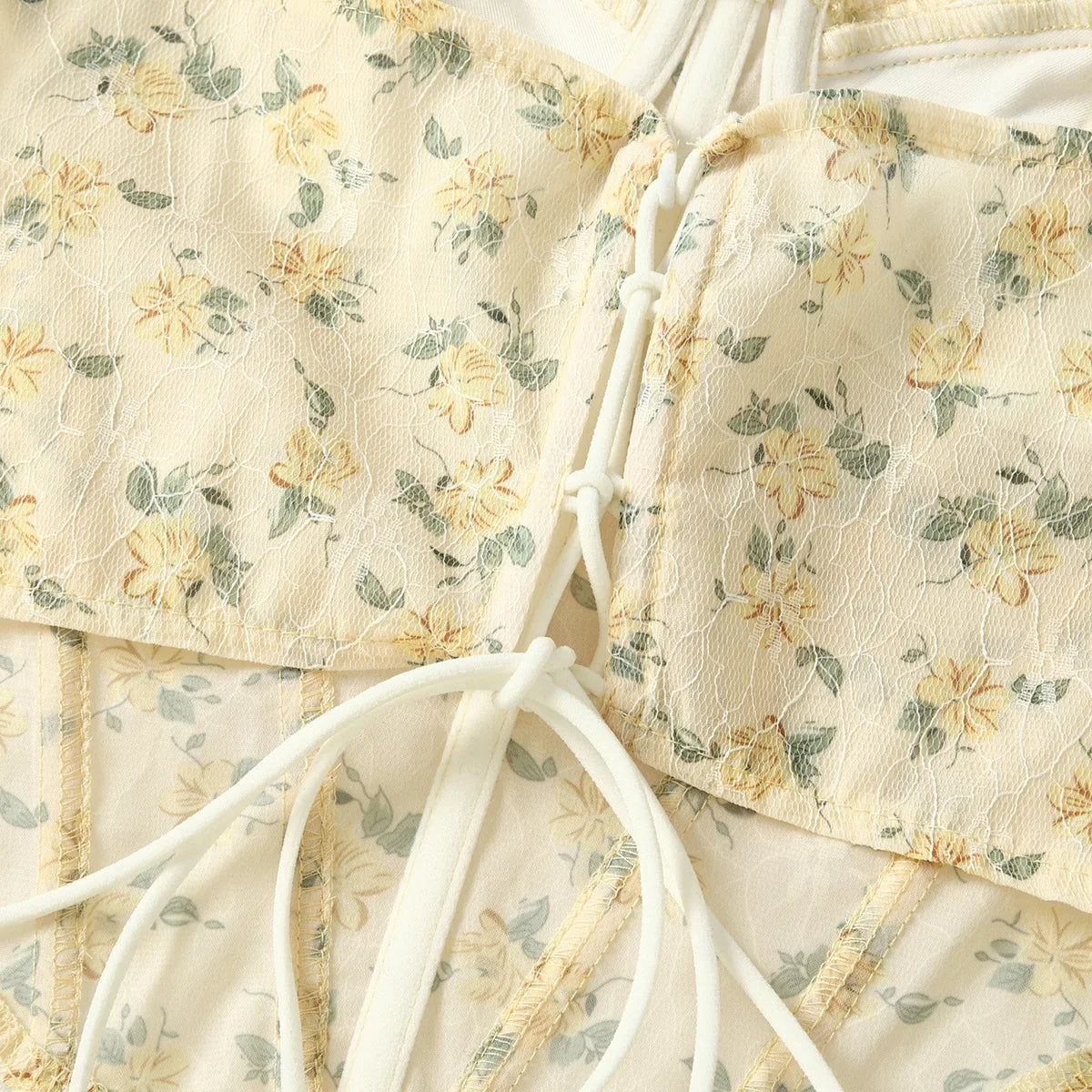 Cristina - Top Floral Ajustado