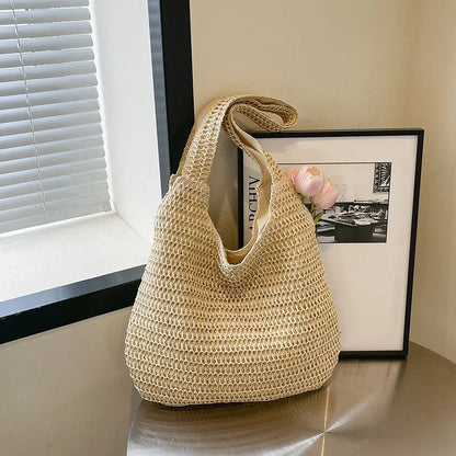 Lía – Bolso de Rafia Tejido