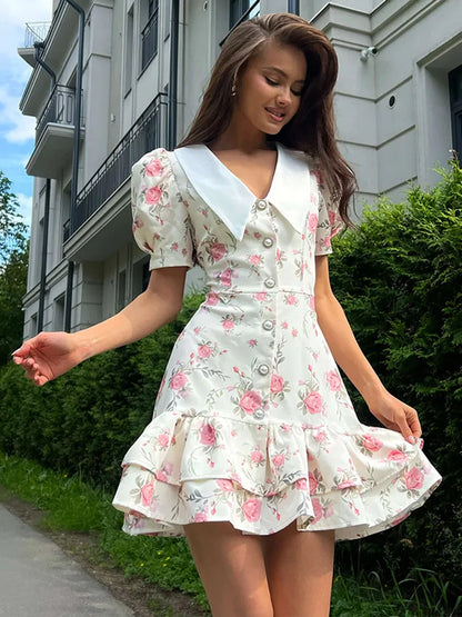 Clara - Vestido Manga Acampanada