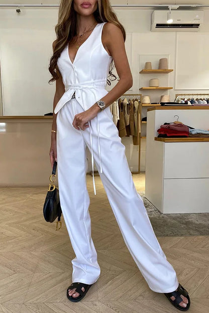 Alessia - Top con Cuello en V