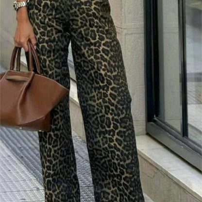 Victoria - Pantalones Leopardo