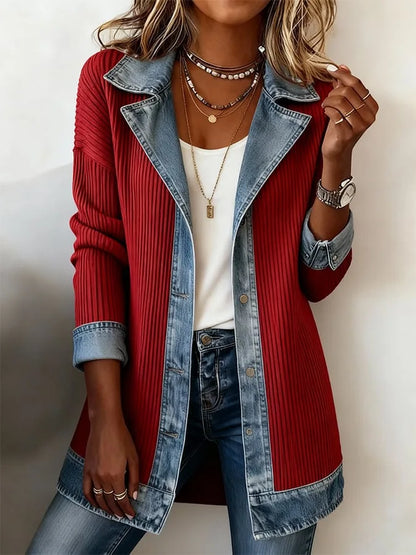 Valen - Chaqueta Patchwork