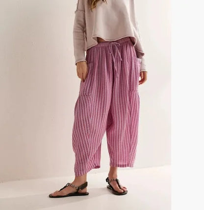 Sofia - Pantalones Rayados Mujer