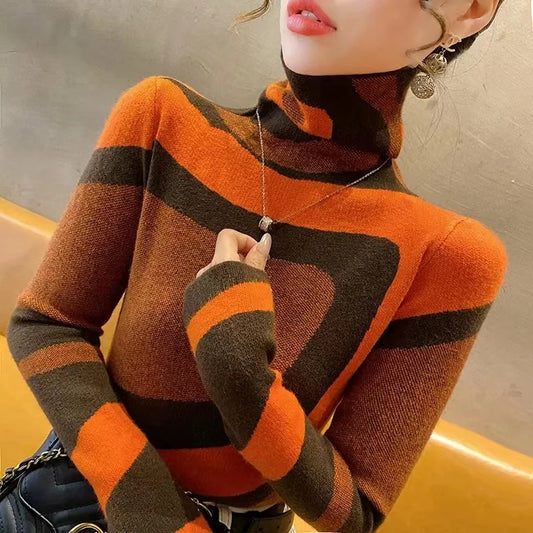 Luna - Sweater Geométrico Elegante