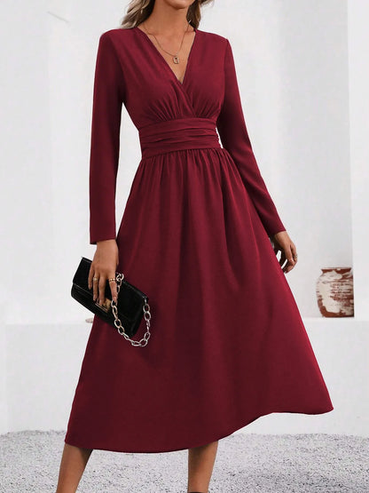 Nahia - Vestido Largo Fruncido