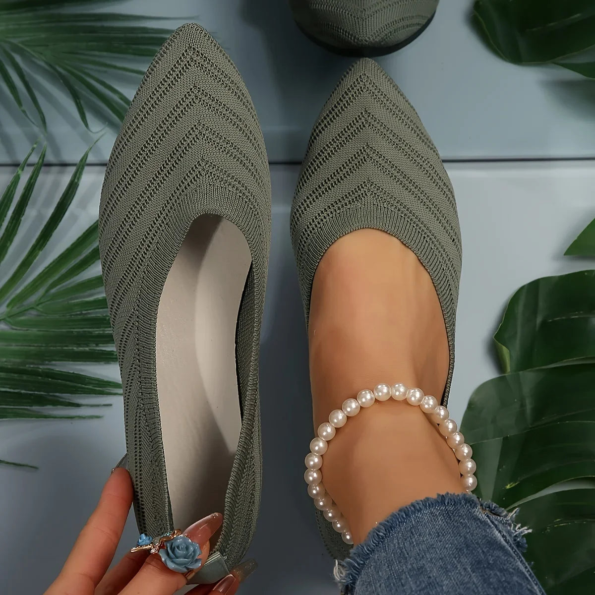 María - Mocasines con punta