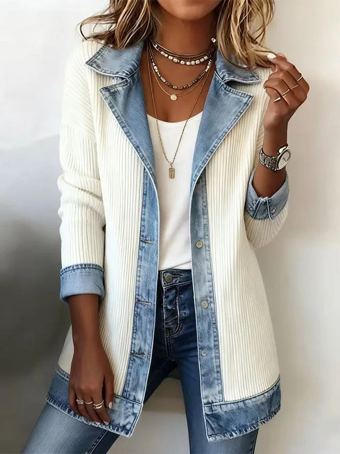 Valen - Chaqueta Patchwork