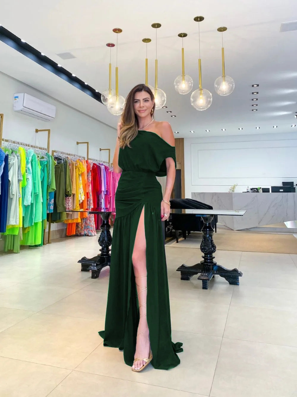 Siena - Vestido Sirena Asimetrico