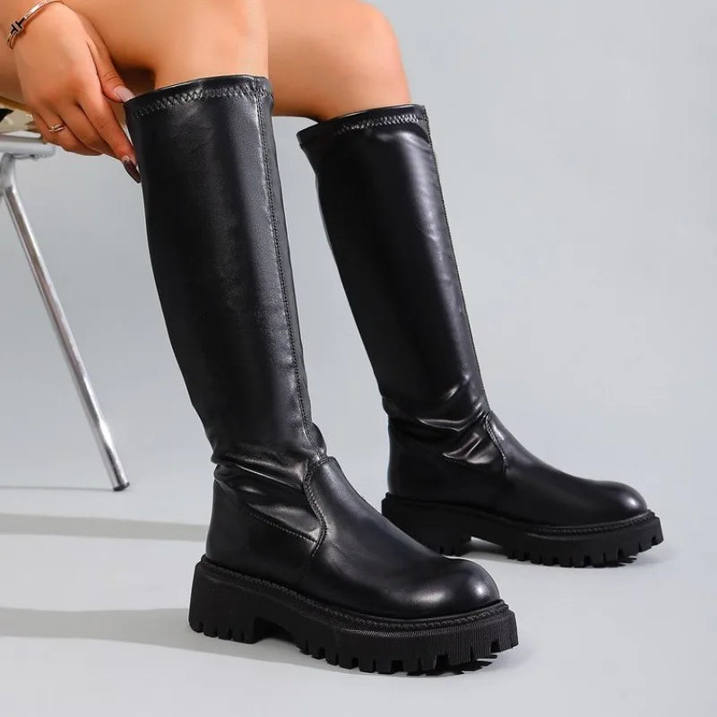 Kiara - Botas Punk de Caña Alta