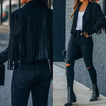 Mia - Bomber Con Flecos