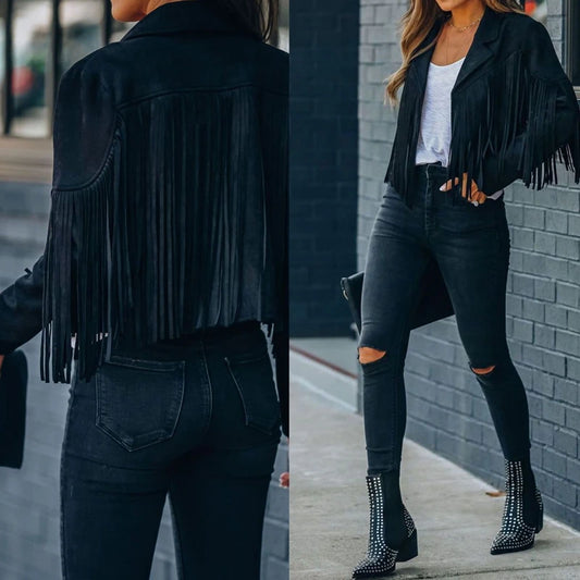 Mia - Bomber Con Flecos